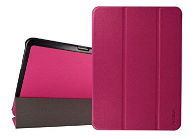 Galaxy Tab S2 9.7 Case - Tessday Ultra Slim Lightweight Smart Shell Cover Samsung Galaxy Tab S2 9.7(SM-T810, SM-T815), Magenta