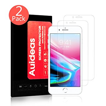 iPhone 8 Plus / 7 Plus Screen Protector [2 Pack],Auideas 3D Touch Compatible Tempered Glass Ultra Thin 9H Hardness 2.5D Round Edge for Apple iPhone 8 Plus / 7 Plus 5.5.