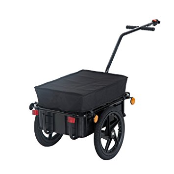 HOMCOM Bicycle Trailer - Black