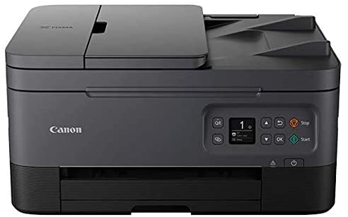 Canon PIXMA TR7020 Wireless Home Ofﬁce All-in-One Inkjet Printer with ADF (Black) (4460C003)