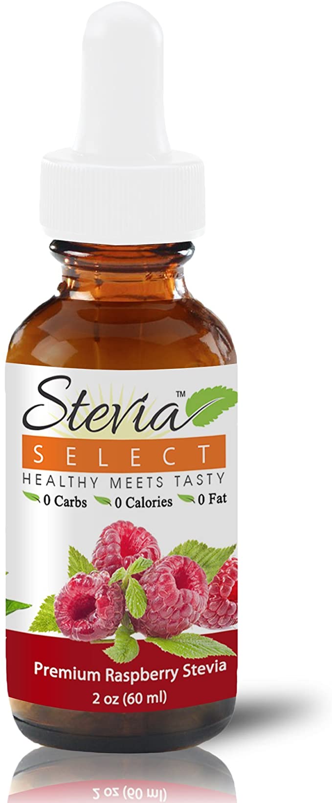 Stevia Drops-Raspberry Stevia Flavor 2 oz Stevia Liquid