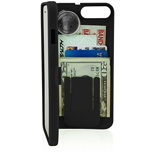 EYN Products Wallet Case for Apple iPhone 7 Plus - Black