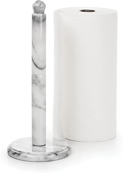 RSVP White Marble Paper Towel Holder [Kitchen]