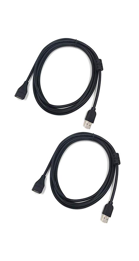 Controller Extension for Playstation Classic Cable (2 Pack) - 3 Meters (10 feet) Extender Compatible with PS Classic Mini Console by EVORETRO