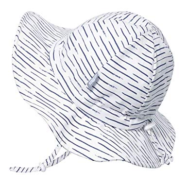 JAN & JUL Boys 50 UPF Breathable Cotton Sun-Hat with Adjustable Chin-Strap for Baby, Toddler