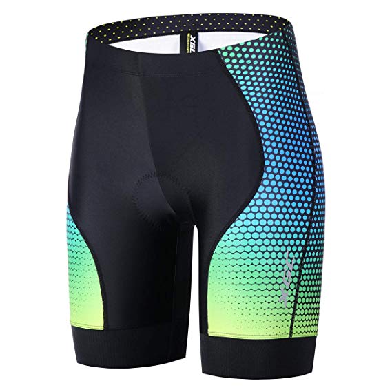 XGC Women's Cycling Shorts Bike Shorts and Cycling Underwear with High-Elasticity and Highly Breathable 4D Padded