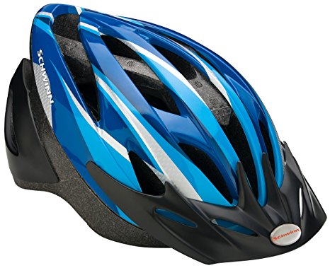 Schwinn Thrasher Youth Microshell Helmet, Blue/Silver