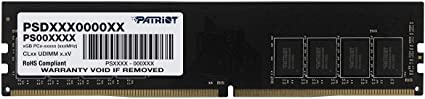 Patriot Signature Line Series DDR4 16GB (1 x 16GB) 3200MHz (1 Rank Single-Sided Module)