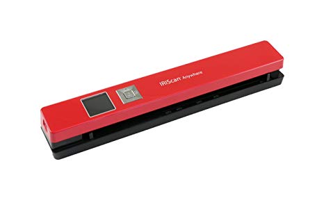 IRISCan Anywhere 5 Document Image Portable Mobile Color Scanner, Red