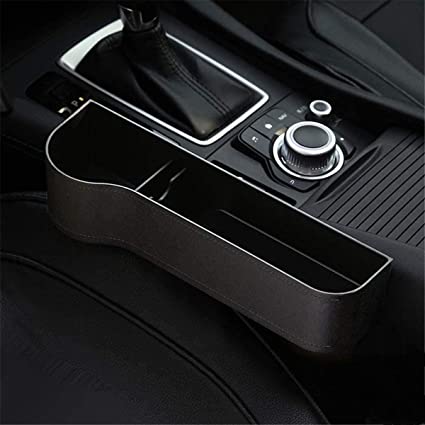 SUNMORN Car Seat Gap Organizer, Multifunctional with Cup Holder, Storage Box, NOT FIT Central Console Lower Than The Seat