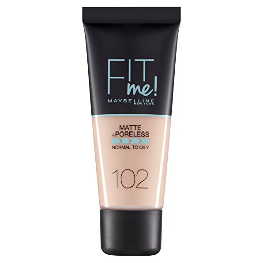 Maybelline Fit Me Matte & Poreless Foundation 102 Fair Ivory 30ml