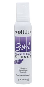Condition 3-N-1 Mousse Maximum With Sunscreen 6oz