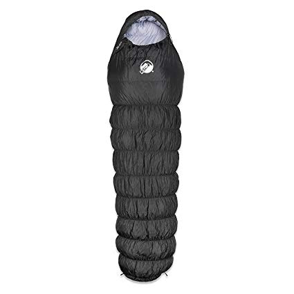 Klymit KSB 20 3 Season Water Resistant Down Mummy Style Sleeping Bag - Includes Stuff Sack and 2 year warranty