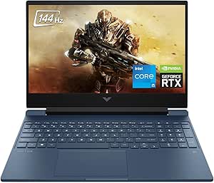 HP - Victus 15.6" Full HD 144Hz Gaming Laptop - Intel 12th Gen Core i5-12450H - 16GB Memory - NVIDIA GeForce RTX 3050-1TB SSD - Backlit Keyboard - Windows 11 - Performance Blue