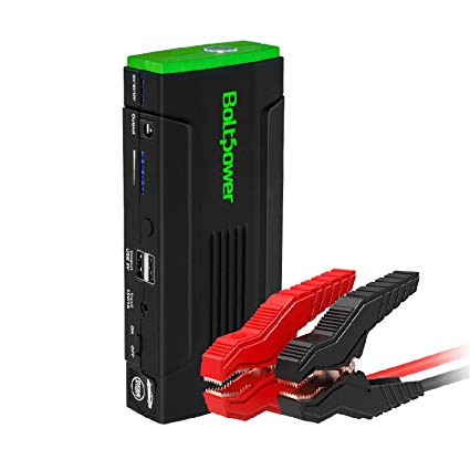 Bolt Power D28-Ultimate 500 Peak Amps Car Battery Jump Starter with 13600 mAh Portable Pack Phone Charger