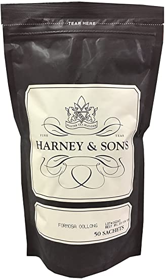 Harney & Sons Fine Teas Formosa Oolong - Bag of 50 Tea Sachets - Oolong Tea