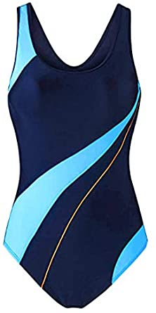 EBMORE Womens One Piece Swimsuit Bathing Suit for Sport Athletic Training Exercise