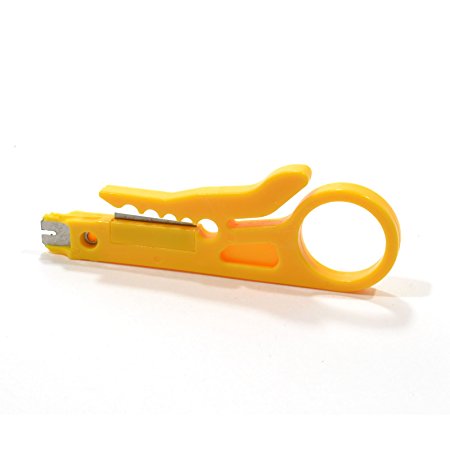 kenable Punch Down UTP Cable Cutter Stripper Tool IDC Network - Yellow