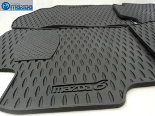 MAZDA 6 2003-2008 NEW OEM SET OF FOUR ALL WEATHER FLOOR MATS 0000-89-H36