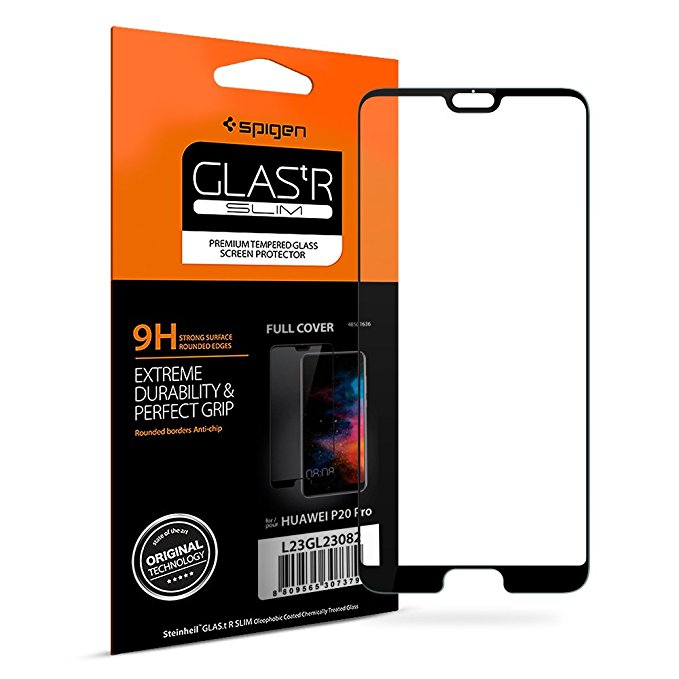 Spigen Huawei P20 Pro Screen Protector, HD Full Coverage, Edge to Edge Protection, Case-Friendly, Huawei P20 Pro Tempered Glass, Huawei P20 Pro Glass Screen Protector, Huawei P20 Pro (L23GL23082)