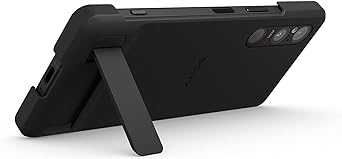 Sony Official Case with Stand for Xperia 1 V (Black) - XQZCBDQ/B, 7x3.5x0.5 in