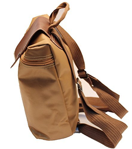 Tulip backpack bags in beige color Outdoor hand luggage schoolbag daily bag Shoulder bag