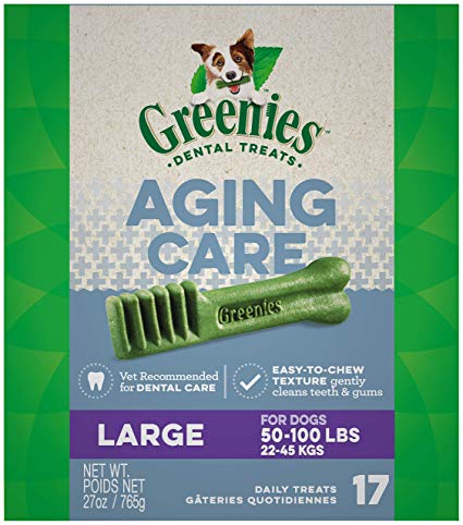 GREENIES Senior Aging Care Dental Dog Treats, 27 oz. Pack