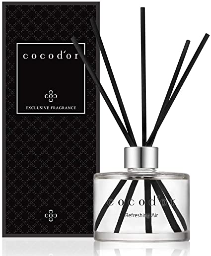 Cocod'or Signature Reed Diffuser, Refreshing Air Reed Diffuser, Reed Diffuser Set, Oil Diffuser & Reed Diffuser Sticks, Home Decor & Office Decor, Fragrance and Gifts, 6.7oz