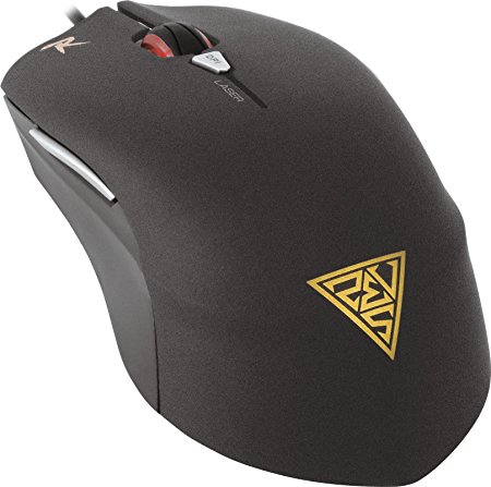GAMDIAS Ourea GMS5510 Laser FPS Gaming Mouse Weight System, 5 Programmable Buttons, 3600 DPI