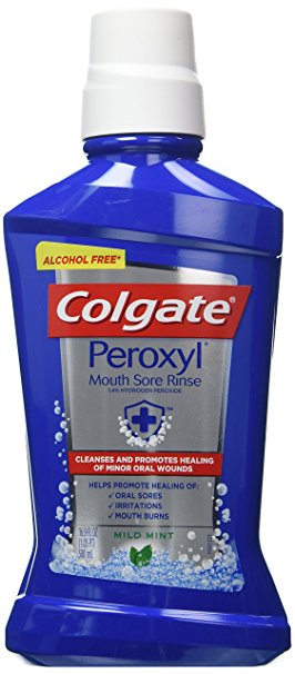 Colgate Peroxyl Oral Cleansers, Mild Mint, 16.9 oz