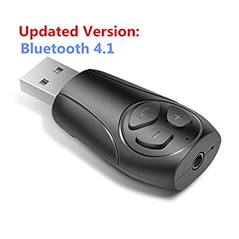 USB Bluetooth 4.1 Receiver Adapter for Car Audio Stereo/Speaker/Headphone Music Car Stereo Receiver Adapter