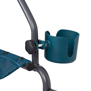 Medline Universal Cup Holder for Rollator Walkers, Transport Chairs, and Wheelchairs, Teal