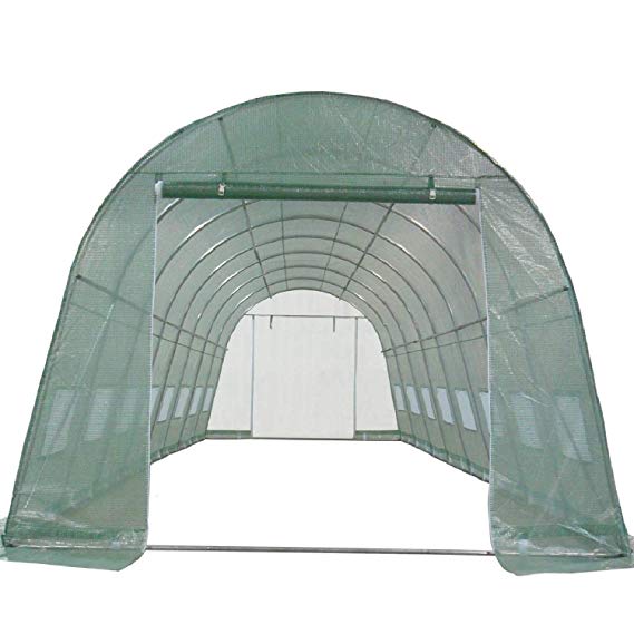 DELTA Canopies Greenhouse 26'x12' - Large Heavy Duty Green House Hothouse Walk in - 170 Pounds By