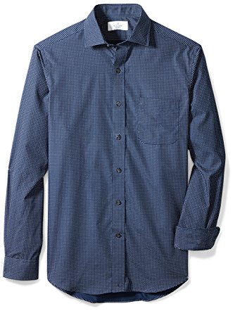 Buttoned Down Men's Classic Fit Spread-Collar Sport Shirt