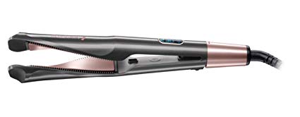 Remington Curl and Straight Confidence, 2-in-1 Hair Straighteners and Hair Curler, Ceramic Coated Plates, Five Temperatures, Cool Tip, S6606