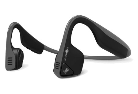 AfterShokz Trekz Titanium Bone Conduction Wraparound Headphones for Stereo  Bluetooth Sports Headset with Microphone