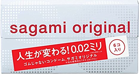 Sagami Original 002 Condom 6pcs (Japan Import)