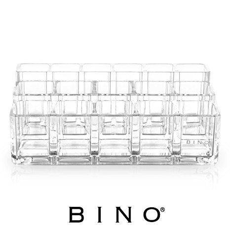 BINO 'The Lip Sync' 16 Compartment Acrylic Lipstick and Nail Polish Organizer Tray
