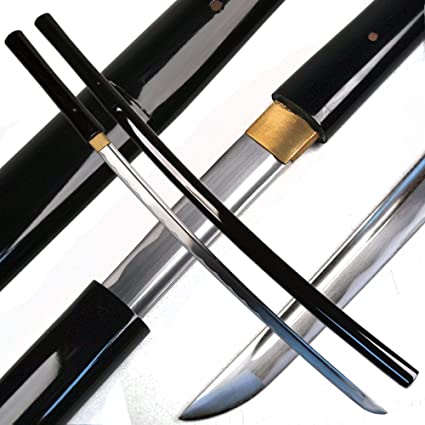 Ace Martial Arts Supply Handmade Japanese Shirasaya Samurai Katana Sharp Sword-Musha