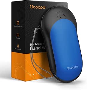 OCOOPA Fast-Charging Hand Warmers, 10000mAh Handwarmer with PD & QC 3.0 Rechargeable Hand Warmer Supercar Design Heating time 15 Hrs Perfect for Outdoor Activities Brilliant Winter Gift