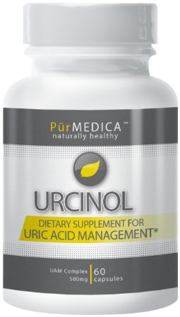 Urcinol- The Leading Non-Prescription Natural Gout Supplement Backed By a 90 Day Money Back Gaurantee - 60 capsules