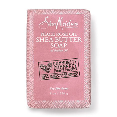 Shea Moisture Peace Rose Oil Bar Soap, 8 Ounce