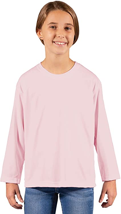 Vapor Apparel Youth UPF 50  Sun Protection Quick-Dry Long Sleeve T-Shirt