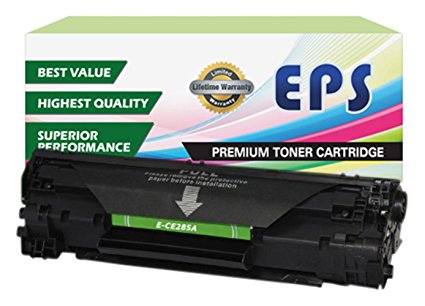EPS Replacement HP 85A (CE285A) Toner Cartridge- Black 1600 Yield fpr HP Laserjet P1109W P1102W, M1130, M1210, M1213, M1212NF