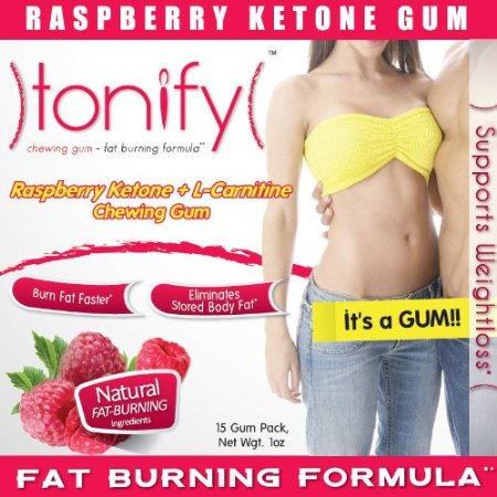Tonify - FAT BURNER CHEWING GUM (Raspberry Ketone GUM) - 15 Gum Pack