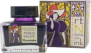 Kuretake ECF160-538 Ink Cafe Art Nouveau Parkin Mauve