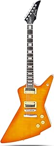 Firefly FFLX Solid Body Electric Guitar,Mahogany Guitar body,Stainless steel and ball end frets,rosewood fretboard(Honey Burst Color)