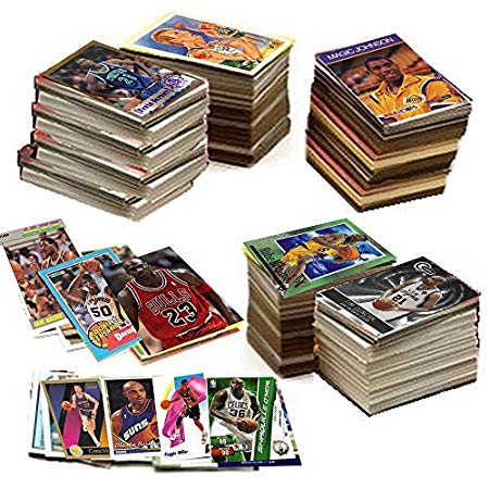 600 Basketball Cards Including Rookies, Many Stars, & Hall-of-famers. Ships in New White Box Perfect for Gift Giving. Includes Unopened Pack of Vintage Basketball Cards That Is At Least 25 Years Old!