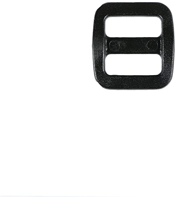 Strapworks Black Plastic Tri-Glide Slide – for Bag Straps, Rifle Slings, Dog Collars - 1/2 Inch
