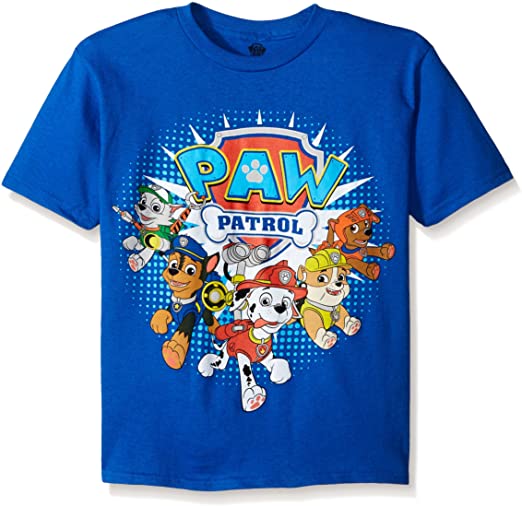 Paw Patrol Boys' Group Short Sleeve T-Shirt